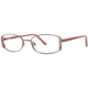 LAmy L'Accent 424 Bifocal Prescription Eyeglasses - Frame Burgundy, Size 52/17mm LYACCENT42402