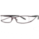 LAmy LeafUS 1010 Progressive Prescription Eyeglasses - Frame Magenta/Dark Grey, Size 52/16mm LYLEAFUS101004