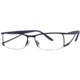 LAmy LeafUS 1012 Single Vision Prescription Eyeglasses - Frame Purple/Blue, Size 52/15mm LYLEAFUS101204