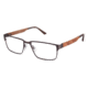 LAmy NU005 Single Vision Prescription Eyeglasses - Frame BROWN, Size 55/17mm LYNU00503