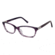 LAmy Sophie Single Vision Prescription Eyeglasses - Frame EGGPLANT FADE, Size 53/16mm LYSOPHIE03