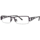 LAmy TRESSEA1010 Bifocal Prescription Eyeglasses - Frame Brown, Size 52/16mm LYTRESA101004