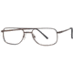 LAmy W-Port 501 Progressive Prescription Eyeglasses - Frame BRIGHT DARK OLIVE GREEN, Size 55/19mm LYWPORT50106L