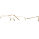 Laura Ashley Blythe SELA BLYT00 Eyeglass Frames - Gold SELA BLYT005235 GO