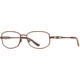 Laura Ashley Darcie SELA DARC00 Progressive Prescription Eyeglasses - Henna SELA DARC005335 BN