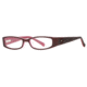 Laura Ashley Petal Pusher SELG PETA00 Single Vision Prescription Eyewear - Ruby SELG PETA004625 BUR