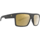 Leupold Becnara Sunglasses, Matte Black Frame, Square Bronze Mirror Lens, Polarized, Regular-Wide, 179103