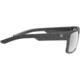 Leupold Becnara Sunglasses, Matte Black/Gloss Black Frame, Square Shadow Gray Flash Lens, Polarized, Regular-Wide, 179102