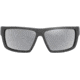 Leupold Switchback Mens Sunglasses, Matte Black Frame, Square Shadow Gray Flash Lens, Polarized, Regular-Wide, 179092