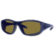 Liberty Sport Suns SNOWBLAZER 1 Protective Eyewear Translucent Blue Frame,Amber w blue flash Lens, Unisex SNOW1TBLU5919130SCL