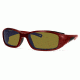 Liberty Sport Suns SNOWRIDERProtective Eyewear Burgundy Frame,Amber w blue flash Lens, Women SNOWRDBURG6017130SCL
