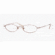 Luxottica LU 6552 Eyeglasses Styles Brown Frame w/Non-Rx 43 mm Diameter Lenses, 3057-4317
