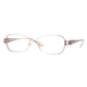 Luxottica Titanium LC 1414T Eyeglasses Styles - Gold Gradient Brown Frame w/Non-Rx 52 mm Diameter Lenses, 4086-5216