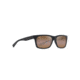 Maui Jim Boardwalk Polarized Square Sunglasses, Matte Black Frame, HCL Bronze Lens, Matte Black H539-2M