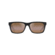 Maui Jim Boardwalk Polarized Square Sunglasses, Matte Black Frame, HCL Bronze Lens, Matte Black H539-2M