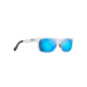 Maui Jim Boardwalk Polarized Square Sunglasses, Matte Crystal Frame, Blue Hawaii Lens, Matte Crystal B539-05CM