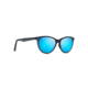 Maui Jim Cathedrals Polarized Classic  Sunglasses,Blue Black Stripe,Blue Hawaii Lens B782-03S