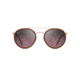 Maui Jim Even Keel Polarized Round Sunglasses, Rose Gold w/ Translucent Coconut Matte Brown Frame, Maui Rose Lens, Rose Gold w/ Translucent Coconut Matte Brown RS534-16R