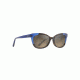 Maui Jim Ilima Polarized Cat Eye  Sunglasses,Dark Tortoise with Electric Blue,HCL Bronze Lens HS759-68