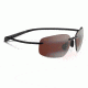 Maui Jim Kupuna Sunglasses, Gloss Black Frame, Maui Rose Lens, Polarized, R742-02