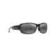 Maui Jim Monkeypod Polarized Wrap  Sunglasses,Grey Fade,Neutral Grey Lens 441-11A