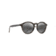 Maui Jim Pineapple Polarized Round Sunglasses, Slate Grey and Brown Stripe Frame, Neutral Grey Lens, Slate Grey and Brown Stripe 784-14D