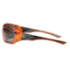 MCR Safety FF132 ForceFlex FF1 Series Safety Glasses, Lenses Molded Into Flexible TPU Frame, Gray, One Size, FF132