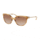 Michael Kors ABI MK2052 Sunglasses 329113-55 - Blonde Horn Frame, Brown Gradient Lenses