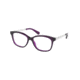 Michael Kors AMBROSINE MK4035 Single Vision Prescription Eyeglasses, 53mm, Transparent Purple, MK4035-3222-53-SV