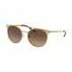 Michael Kors GRAYTON MK1030 Prescription Sunglasses, 52mm, Shiny Pale Gold - Tone, MK1030-116813-52-SV