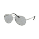 Michael Kors KENDALL MK5016 Single Vision Prescription Sunglasses, 60mm, Shiny Silver, MK5016-115387-60-SV