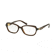 Michael Kors MK4025F Single Vision Prescription Eyeglasses 3085-51 - Dk Brown Transparent Frame
