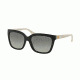 Michael Kors SANDESTIN MK6016 Sunglasses 305211-54 - Black/White Frame, Grey Gradient Lenses