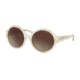 Michael Kors SEASIDE GETAWAY MK2035 Progressive Prescription Sunglasses MK2035-320813-55 - Lens Diameter 55 mm, Frame Color Ivory Horn