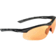 SWISSEYE Lancer Tactical Sunglass, Black Frame, Orange Non-Polarized Lens, 15624619