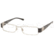 Miu Miu MU65EV SV Prescription Eyeglasses, Matte Silver Frame / 49 mm Prescription Lenses, 1AP1O1 4916