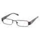 Miu Miu Eyeglasses MU65EV with Rx Prescription Lenses 7AX1O1-5116 - Gloss Black 