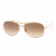 Miu Miu MU 58HS Sunglasses Styles Shiny Gold Frame / Brown Gradient Lenses, 5AK3W1-5814