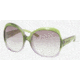 Miu Miu Bifocal Sunglasses MU02IS with Lined Bi-Focal Rx Prescription Lenses MU02IS-A2O4M1-6116 - Lens Diameter: 61 mm, Frame Color: Green / Lilac