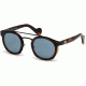 Moncler ML0022 Sunglasses - Blonde Havana Frame Color, Blue Lens Color
