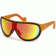 Moncler ML0047 Sunglasses - Black Frame Color, Smoke Mirror Lens Color