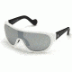 Moncler ML0047 Sunglasses - White Frame Color, Smoke Mirror Lens Color