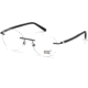 Mont Blanc MB0732 Eyeglass Frames - Matte Black Frame Color, Matte Black Lens Color