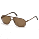 Mont Blanc MB456S Sunglasses - Shiny Dark Brown Frame Color, Brown Lens Color