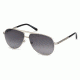 Mont Blanc MB517S Sunglasses - Shiny Palladium Frame Color, Gradient Smoke Lens Color