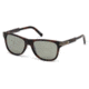 Mont Blanc MB641S-H Sunglasses - Dark Havana Frame Color, Green Mirror Lens Color