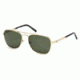 Mont Blanc MB649S Sunglasses - Gold Frame Color, Green Lens Color