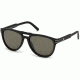 Mont Blanc MB699S Sunglasses - Matte Black Frame Color, Green Lens Color