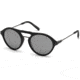 Mont Blanc MB716S Sunglasses - Matte Black Frame Color, Smoke Mirror Lens Color