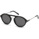 Mont Blanc MB716S Sunglasses - Shiny Black Frame Color, Smoke Polarized Lens Color